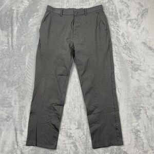 UNIQLO Dress Pants Men's Small Ultra Stretch Dry Tech Slim Fit Chinos Gray